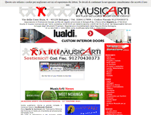 Tablet Screenshot of musicarti.it